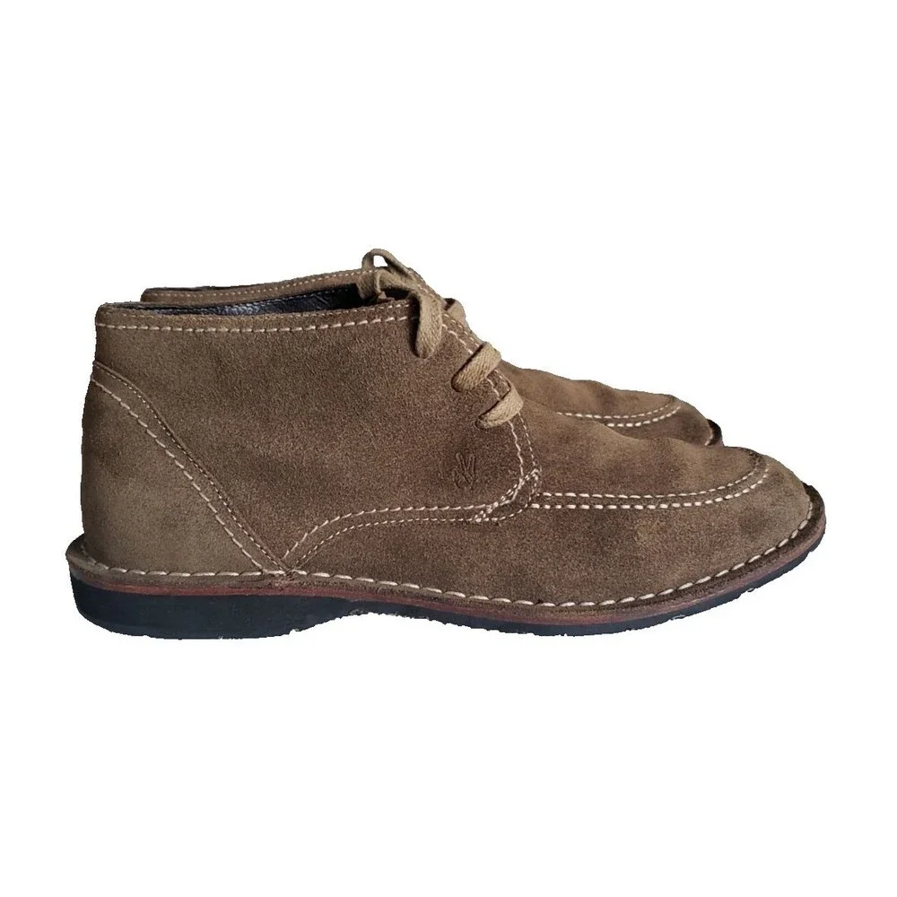 John Varvatos Star USA Chukka Boots Shoes Men's Size 9.5 M Brown Suede Lace Up